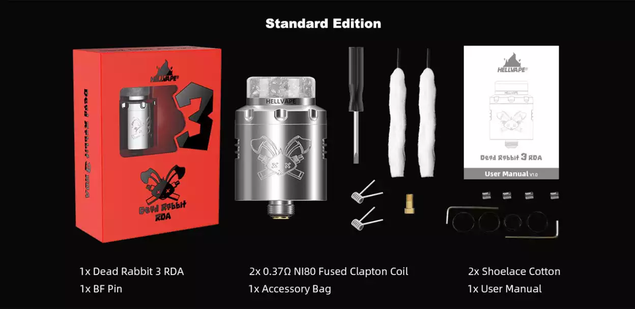 dripper Dead Rabbit 3 argintiu